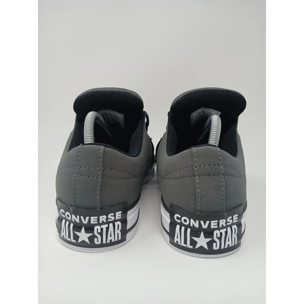 Converse Unisex Star Low Puff Dark Matter Gray Canvas Sneakers Mens 9/Women 10.5 - Picture 6 of 15